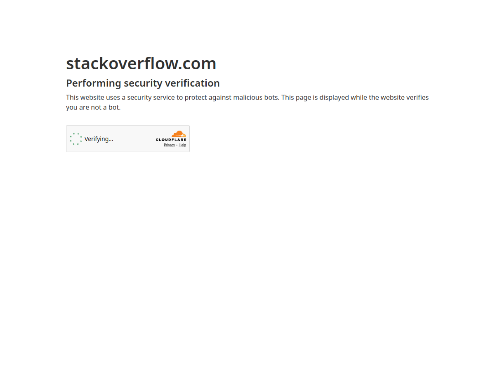 Stack Overflow web sitesi önizlemesi