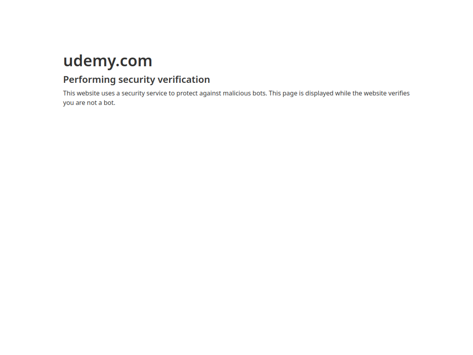Udemy web sitesi önizlemesi
