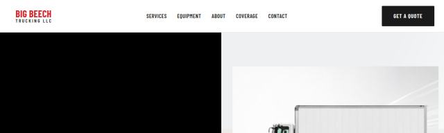 Big Beech Trucking LLC website