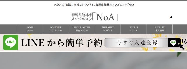 群馬県館林市メンズエステ NoA