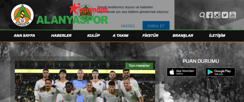 Alanyaspor — website preview