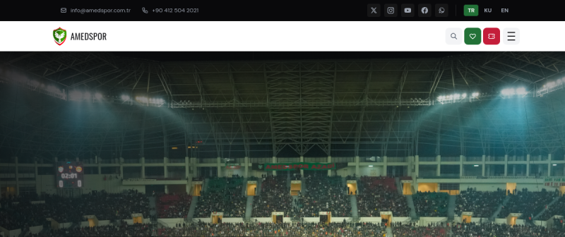 Amedspor — website preview