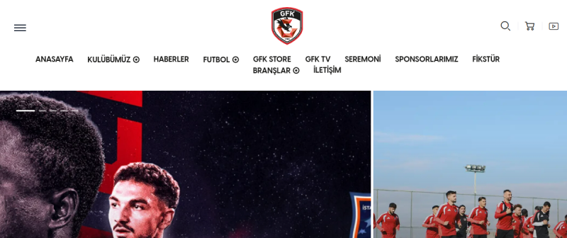 Gaziantep FK — website preview