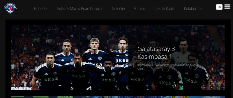 Kasımpaşa — website preview