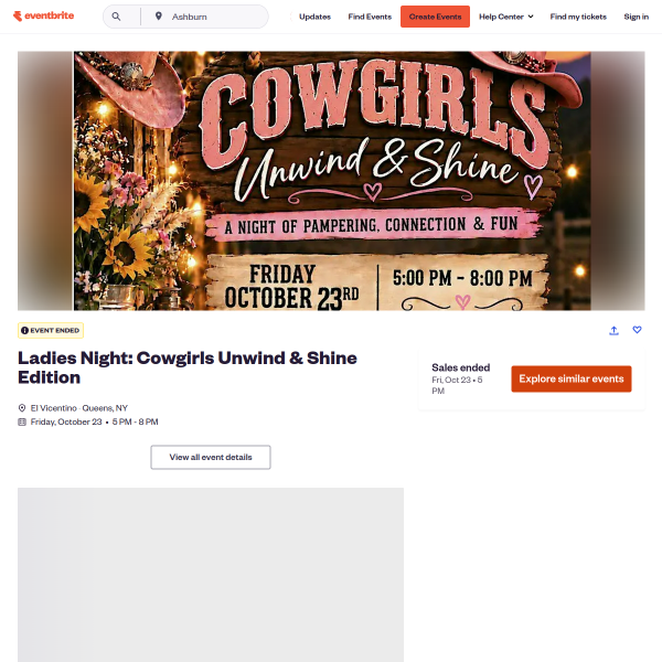 Ladies Night: Cowgirls Unwind & Shine Edition - Eventbrite