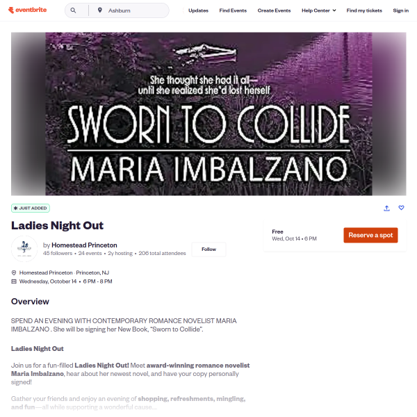 Ladies Night Out Tickets, Wednesday, October 14 - Eventbrite