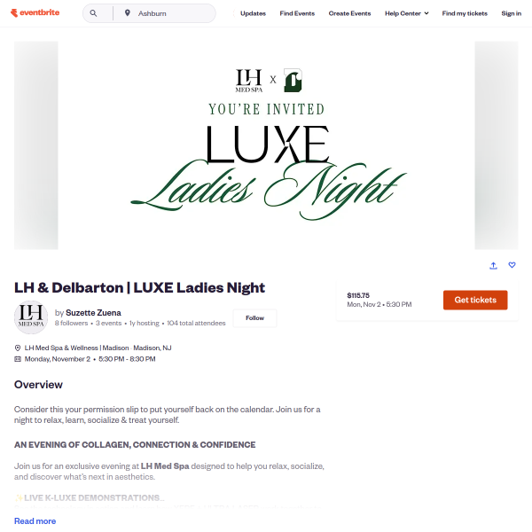 LH & Delbarton | LUXE Ladies Night - Eventbrite
