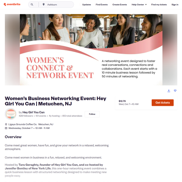 Women's Business Networking Event: Hey Girl You Can | Metuchen, NJ