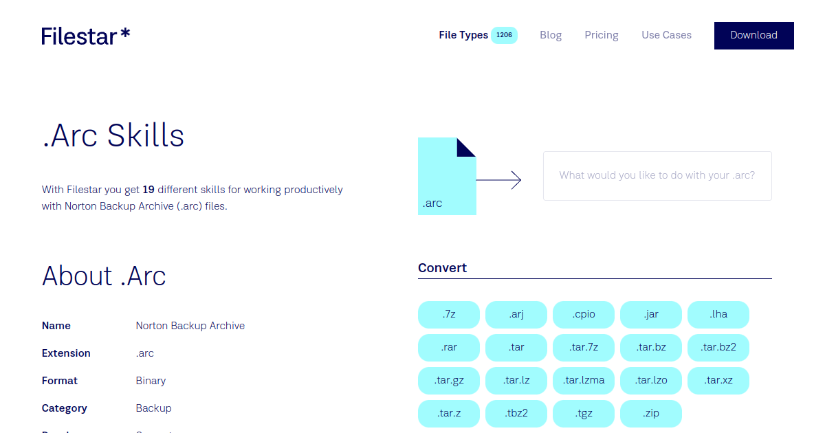 Filestar* | .Arc Skills