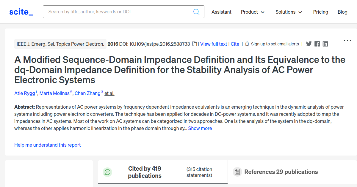 A Modified Sequence-Domain Impedance Definition and Its Equivalence to ...