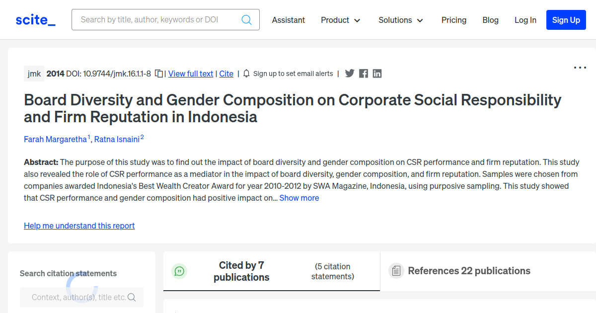 Board Diversity and Gender Composition on Corporate Social ...