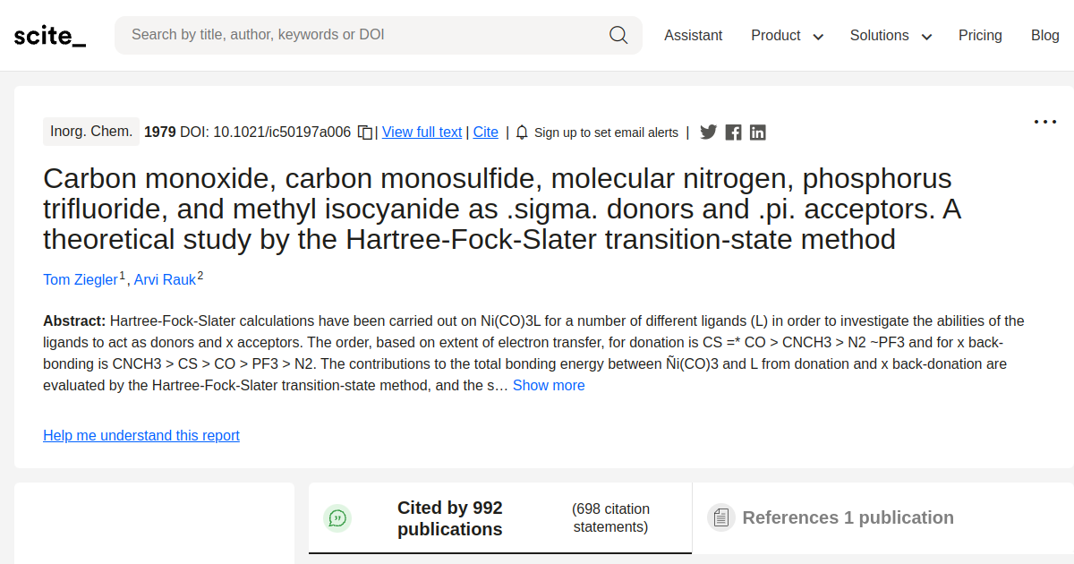 Carbon monoxide, carbon monosulfide, molecular nitrogen, phosphorus ...