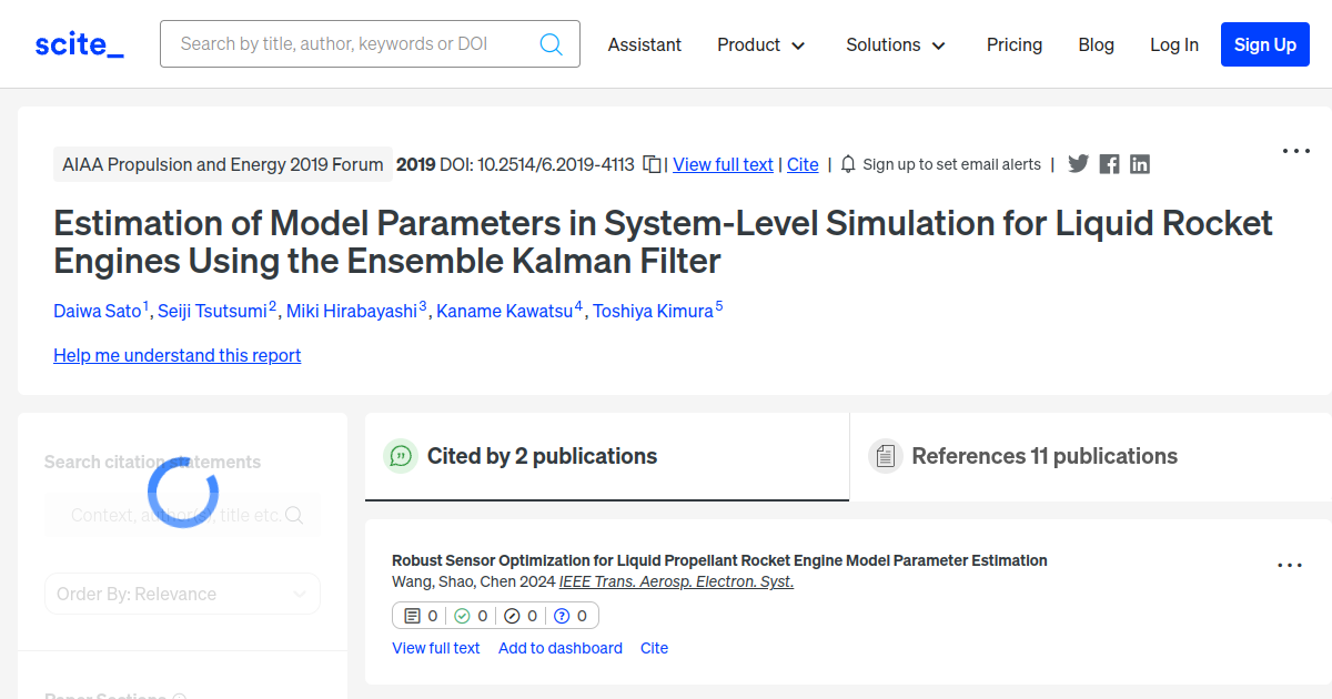 Estimation of Model Parameters in System-Level Simulation for Liquid ...