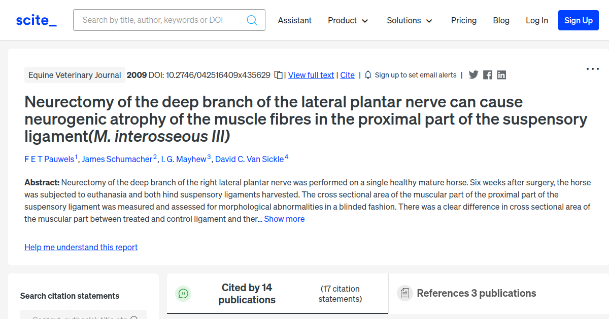 Neurectomy of the deep branch of the lateral plantar nerve can cause ...