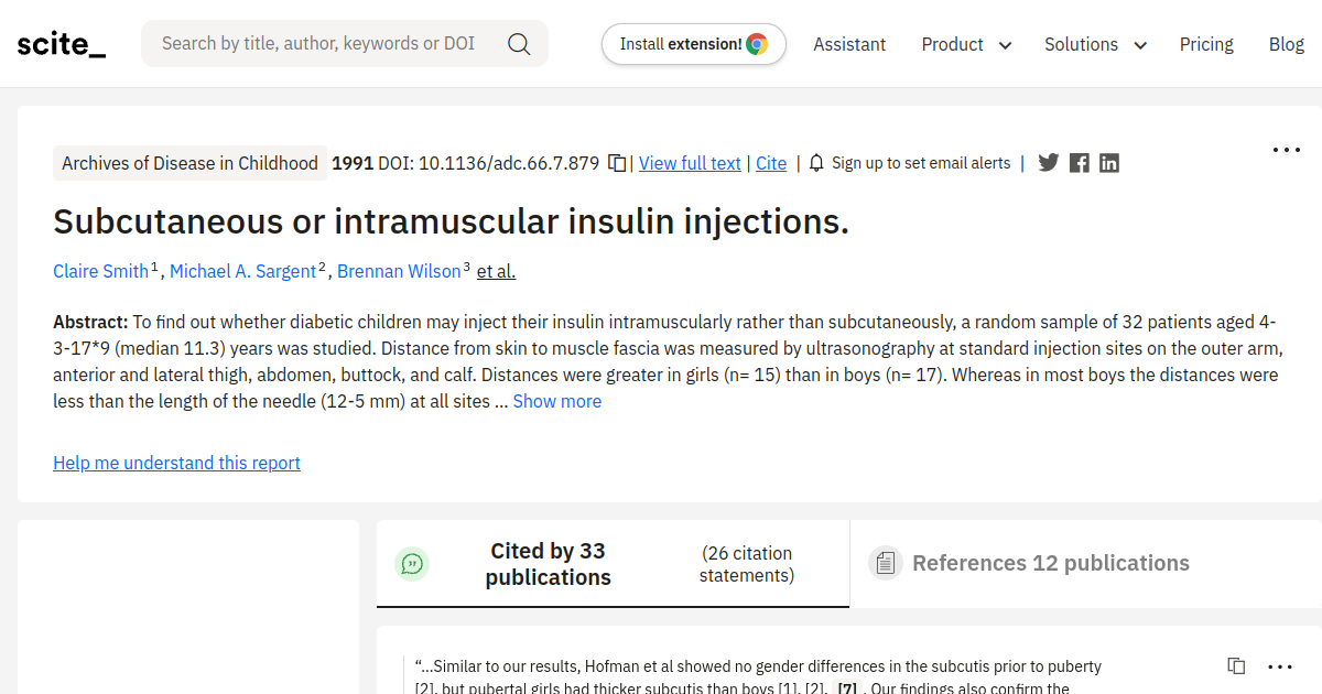 Subcutaneous or intramuscular insulin injections. - [scite report]