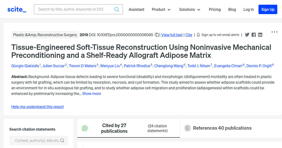 Tissue-Engineered Soft-Tissue Reconstruction Using Noninvasive ...