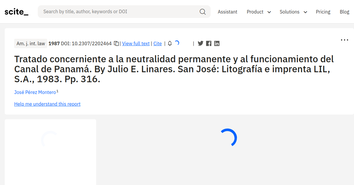 Tratado concerniente a la neutralidad permanente y al funcionamiento ...