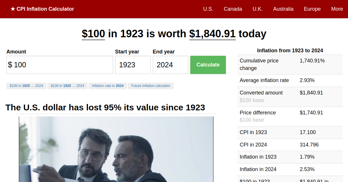 1 000 000 000 In 1923 2024 Inflation Calculator   1923