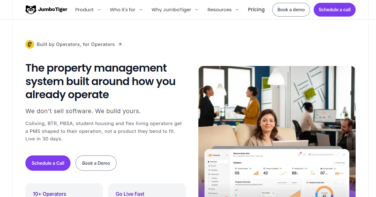 JumboTiger coliving PMS