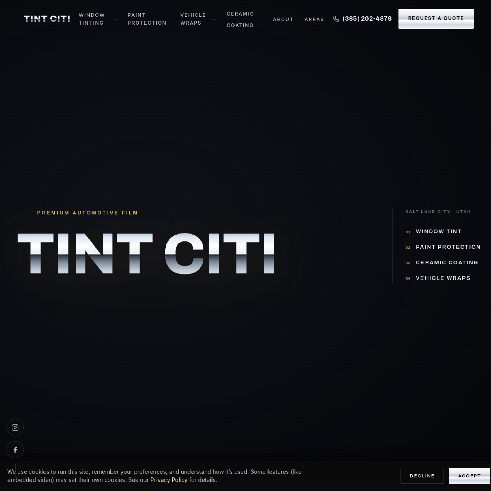 Tint Citi website