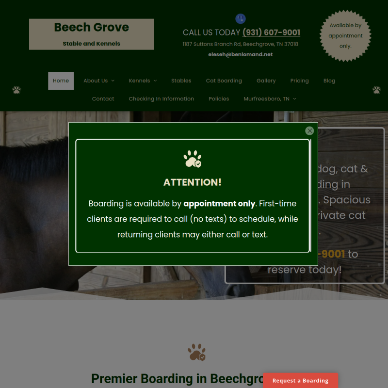 Beech Grove Stable and Kennels