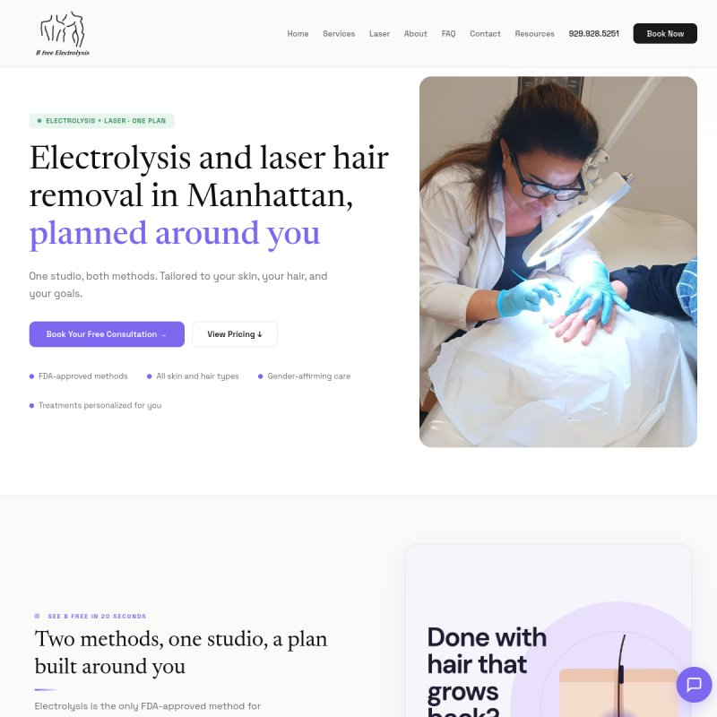 B Free Electrolysis