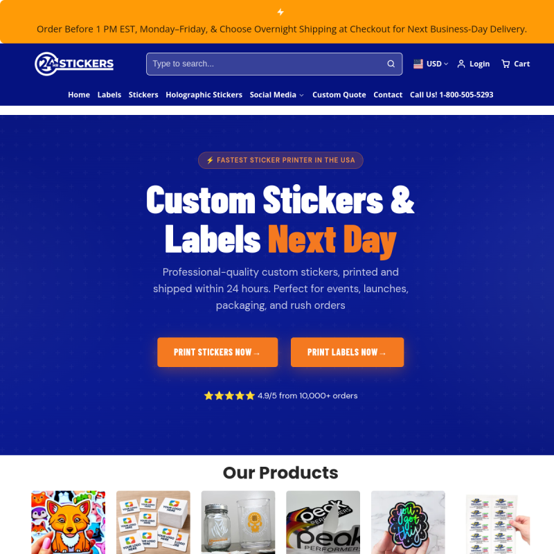 24hrstickers.com