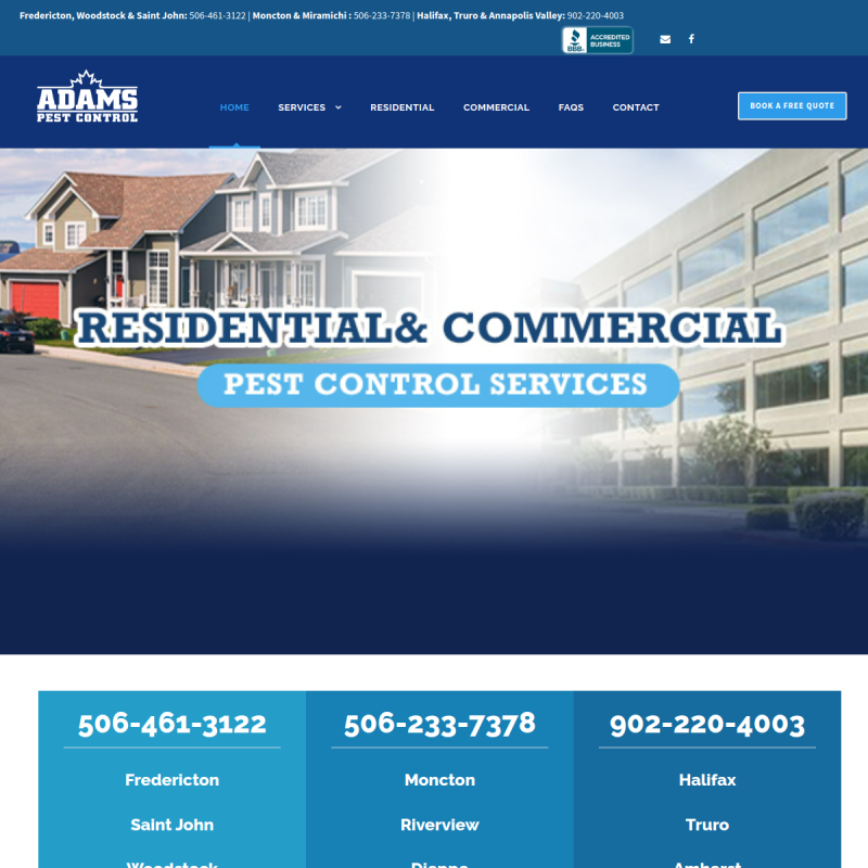 Adams Pest Control Saint John