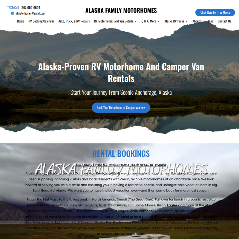 Alaska Family Motorhomes
