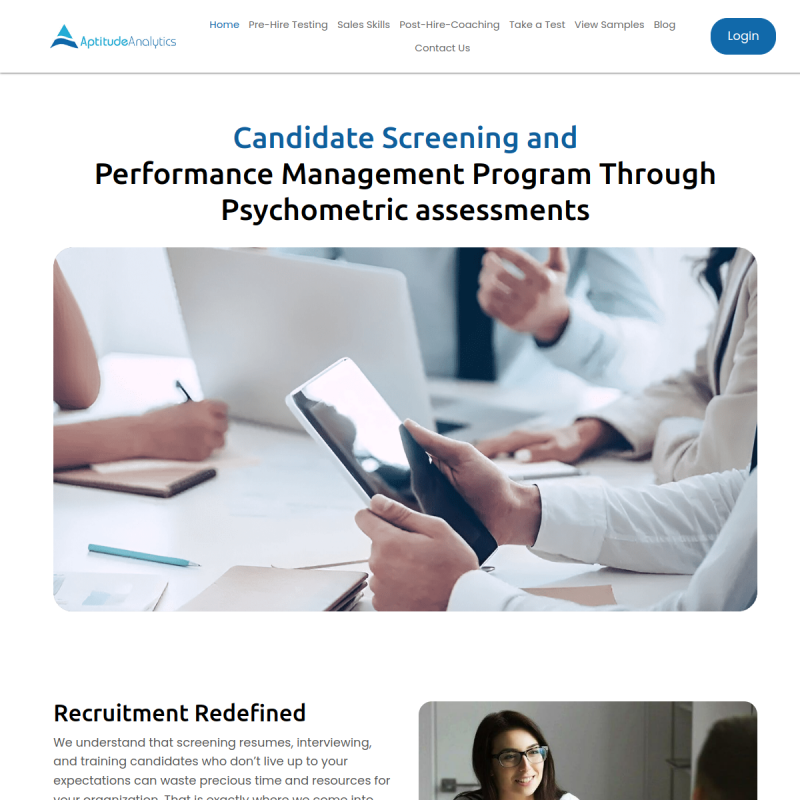 Aptitude Analytics