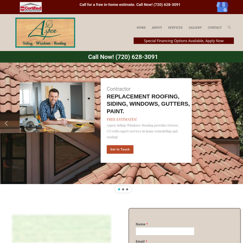 Aspen Siding - Windows - Roofing