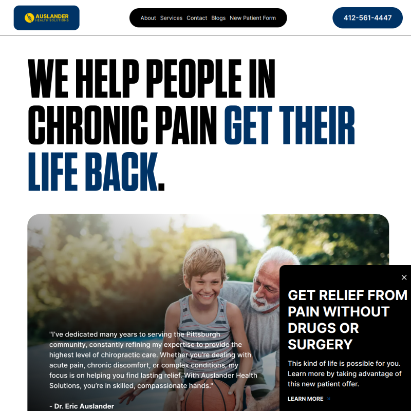 Auslander Chiropractic Health Solutions - Dr. Eric Auslander