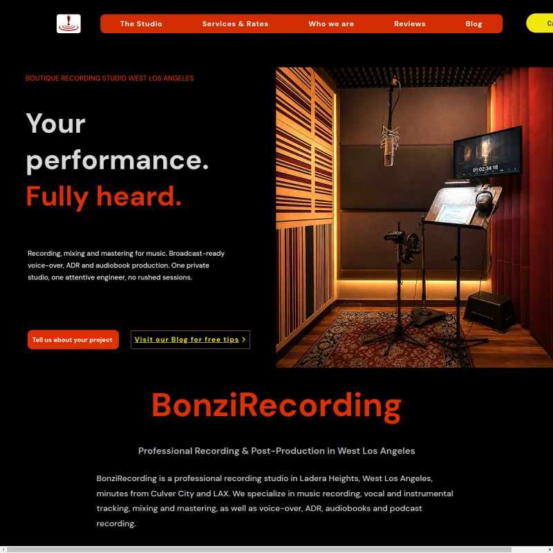 Bonzi Recording