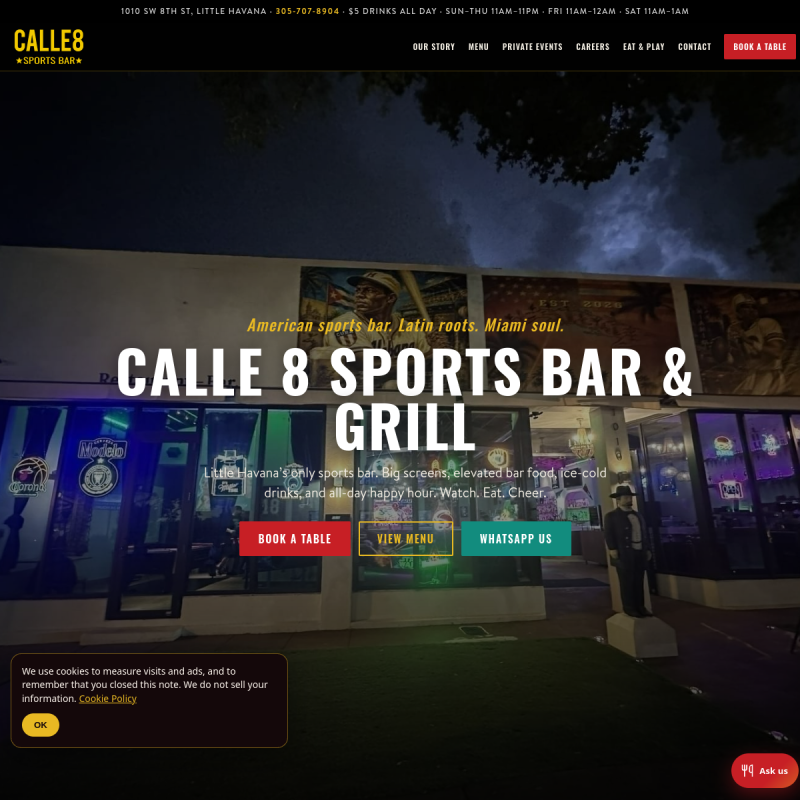 Calle 8 Sports Bar and Grill