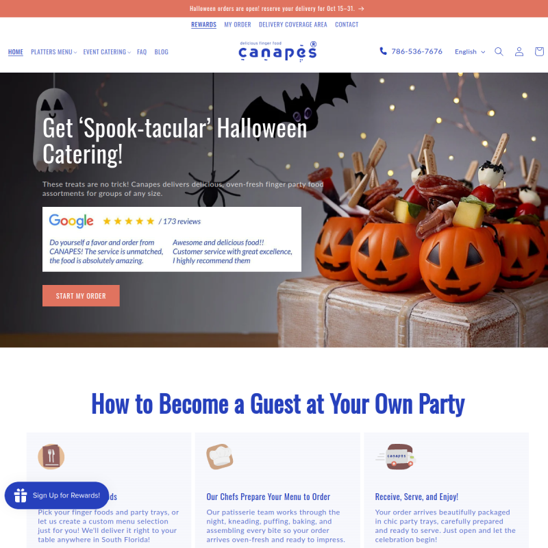 Canapes Miami: Party Catering Services
