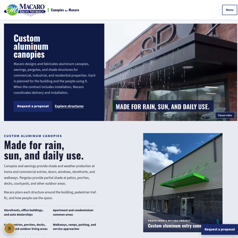 Canopies by Macaro