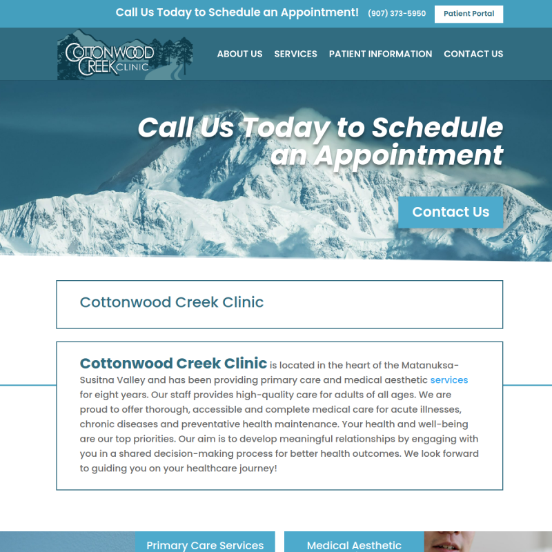 Cottonwood Creek Clinic Is Your Trusted Source For Family Medicine In Wasilla AK