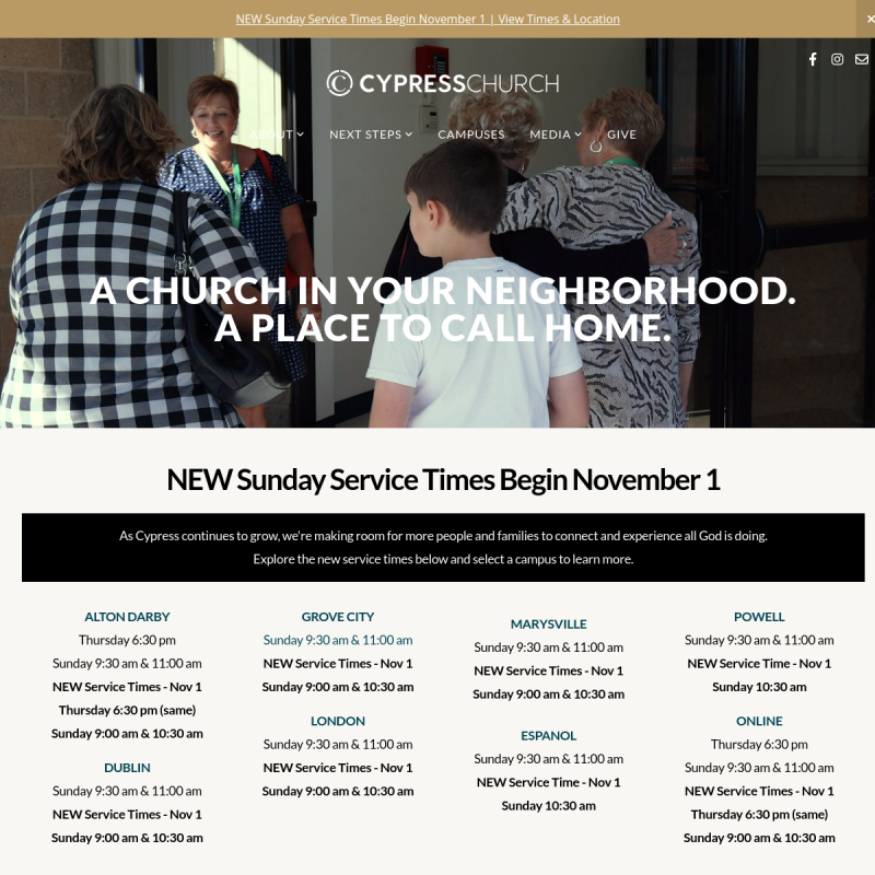Cypress Church Alton Darby Campus