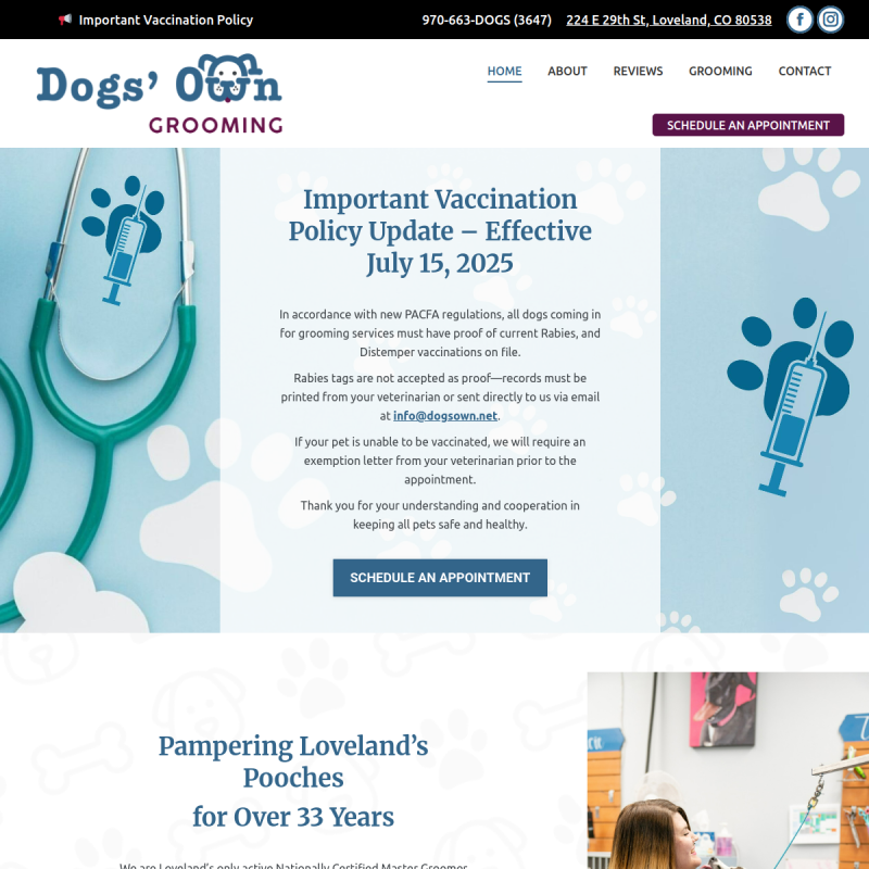 Dogs' Own Grooming and Daycare