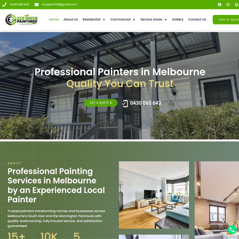 Eco green painting and maintenance pty ltd
