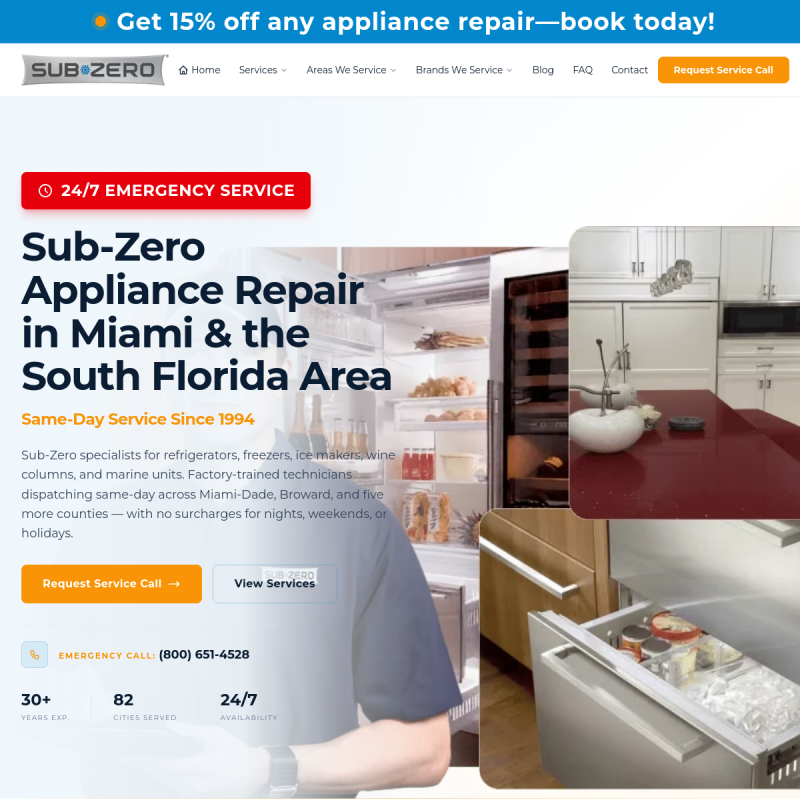 Sub-Zero Repair Services