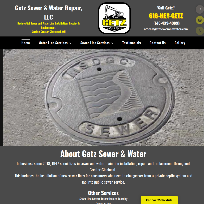 Getz Sewer & Water Repair LLC