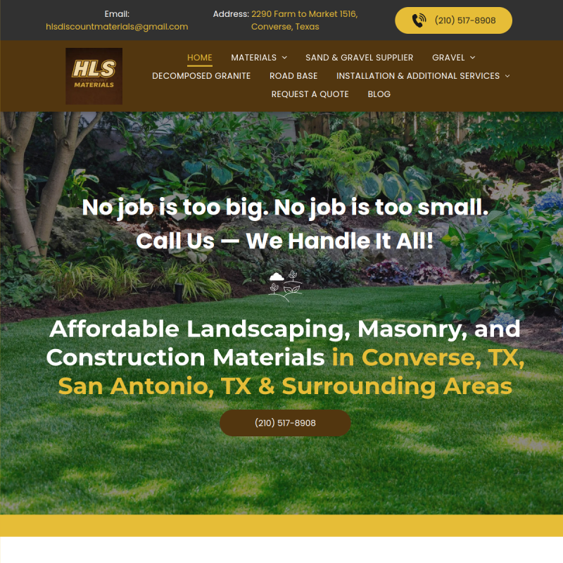 HLS Discount Materials