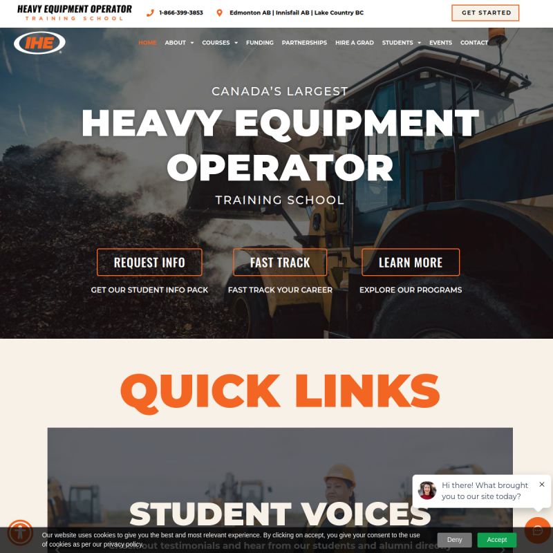 Interior Heavy Equipment Training School (IHE SCHOOL)