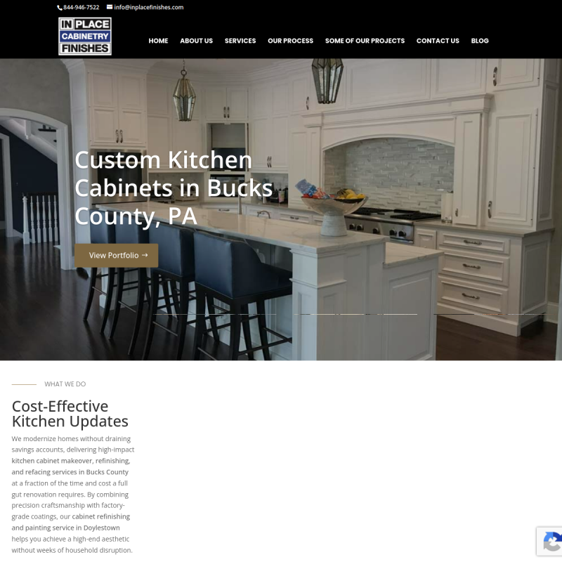 In Place Cabinetry Finishes