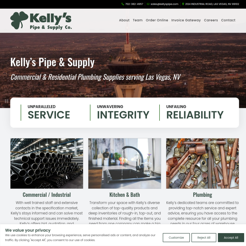 Kelly's Pipe & Supply Company