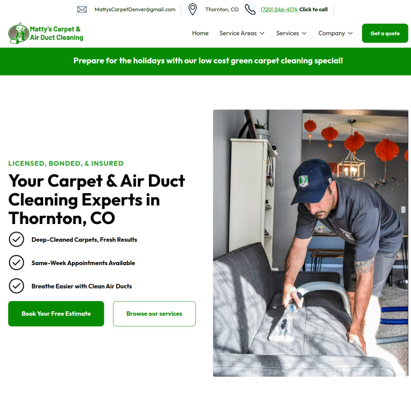Matty’s Carpet & Air Duct Cleaning