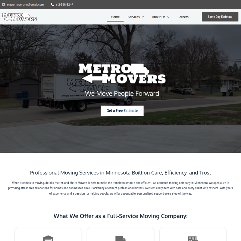 Local Moving Services Plymouth MN
