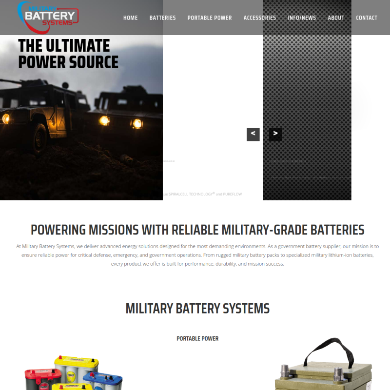 Military Battery Systems