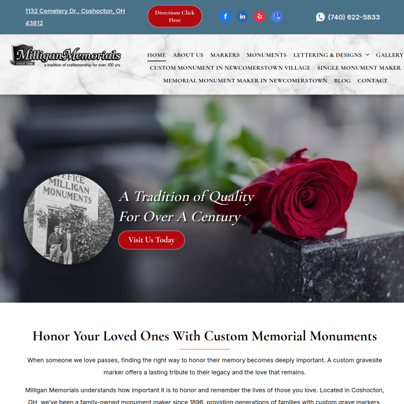 Milligan Memorials
